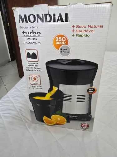 EXTRATOR MONDIAL BIVOLT PREMIUM NOVO NA CAIXA!