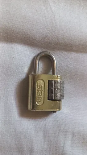Cadeado pequeno com senha armário estante mala pasta mochila baú