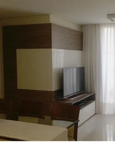 Rack com painel planejado. *Opção de parcelamento até 12x no cartão