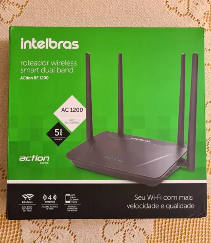 Roteador Wi-Fi Intelbras AC 1200