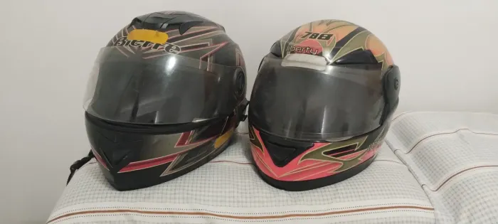 Capacete Motociclista - 2 Peças