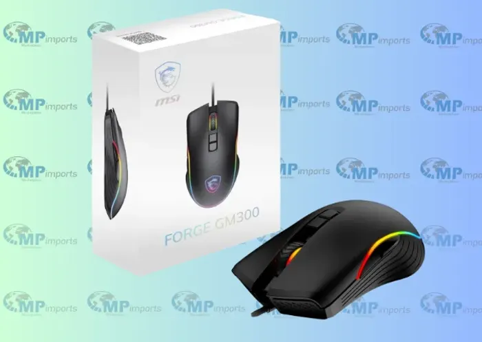 Loja MP Imports: Mouse Gamer MSI Forge GM300, RGB, 7200 DPI, 7 Botões, Preto - S12