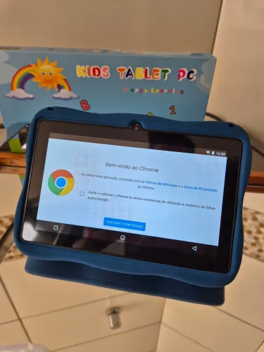 Tablet para crianças Astronauta Azul 64GB 