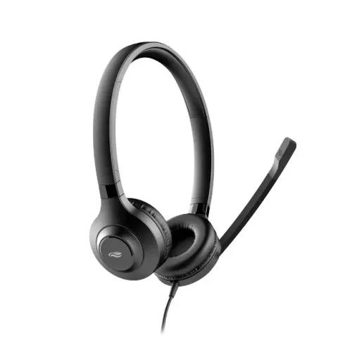 Headset Office C3Tech PH-360BK (Conexão USB) com Cancelamento de Ruído ENC - WZetta