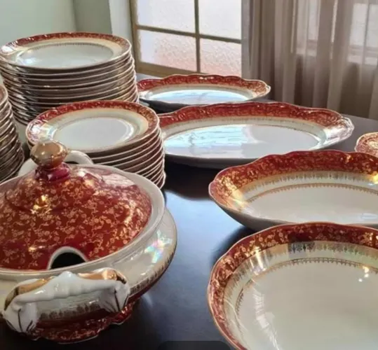 Aparelho de jantar 42 peças. Completo
