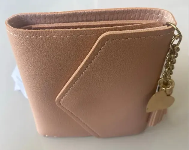 bolsa curta com pingente de borla feminina fofa