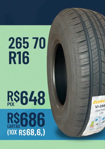 Pneu 265/70 R16 Ecovision Liso Modelo HT