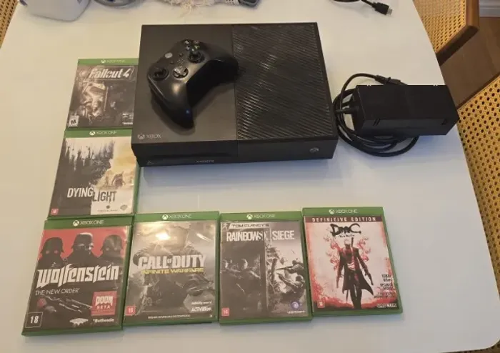  Xbox One Fat 500GB + 6 Jogos