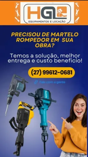 Ferramentas locadas