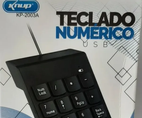 Teclado Numérico c/ 18 teclas. !! Usb. 2.0 Knup Office