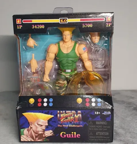 Guile Street fighter Jada toys original lacrado pronta entrega