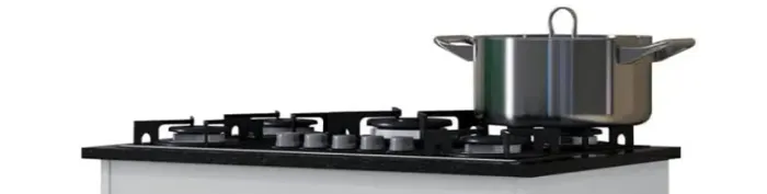 Tampo de granito para cooktop 5 bocas
