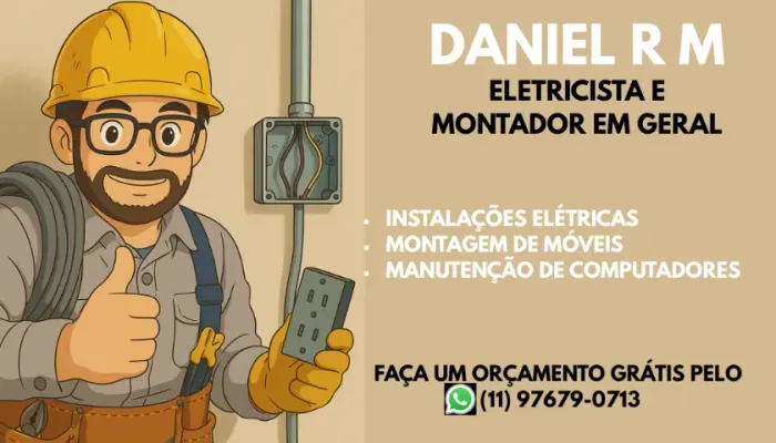Montador de moveis e Eletricista