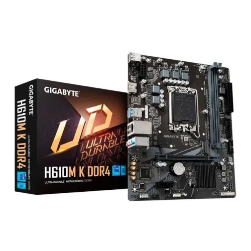 Placa Mãe Gigabyte H610M K, Intel LGA 1700, mATX, DDR4, 12x 48,19