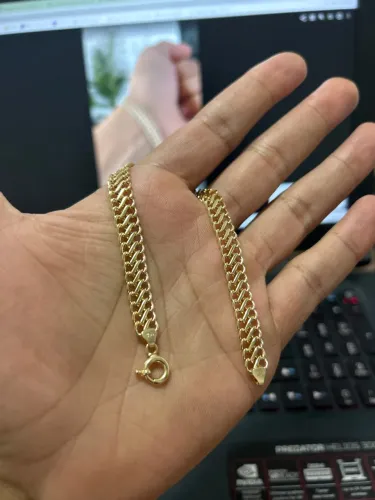 Pulseira ouro 18k nova