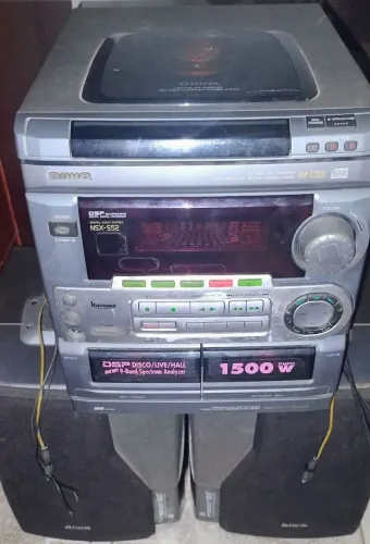 Som mini system aiwa 
