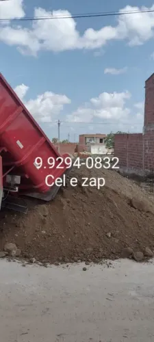 Aterro bom carrada de 6 metros 220 reais!!!!