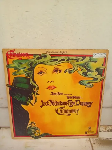 LP disco de vinil trilha sonora Chinatown Jack Nicholson Roman Polanski