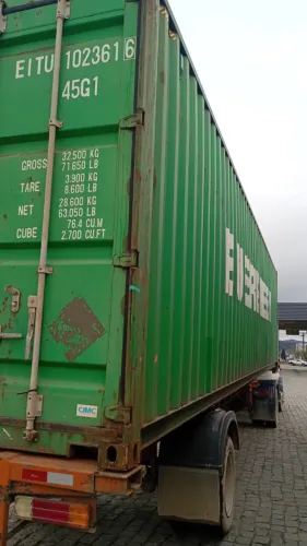 caixas Evergreen Usadas 12m 2,44m de largura x 2,80 de altura HC