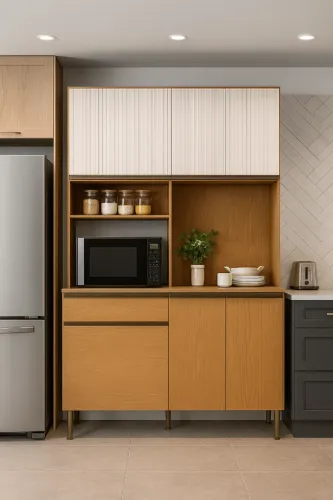 Armário de cozinha Ceará 6 portas 