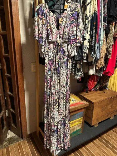 Vestido Longo Estampado Floral Boho Chic