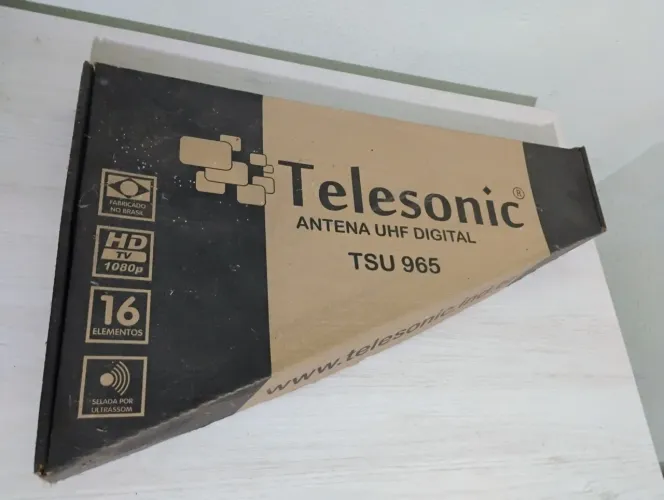Antena Telesonic TSU 965 - 16 Elementos - Digital - HD - Nova
