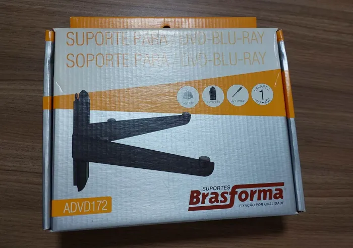 Suporte para DVD e blu-ray Brasforma