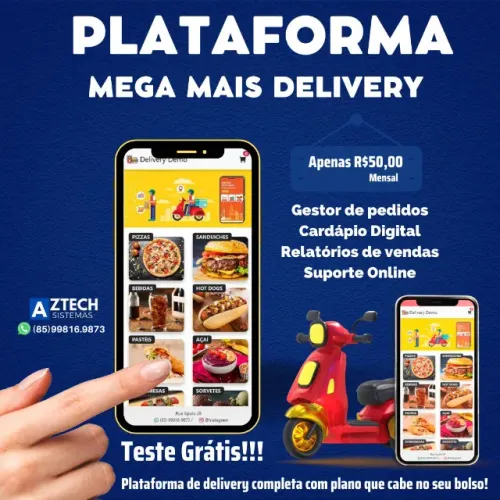 Sistema Para Pedidos Online De Delivery, Pizzarias, Sushi