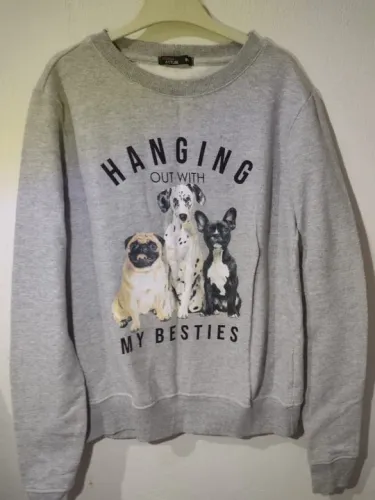 Blusa de moletom feminina tamanho PP