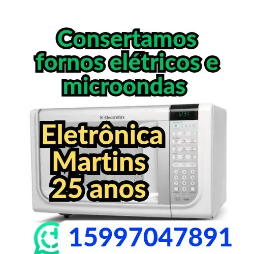 Assistência técnica especializada em microondas fornos elétricos Air fryer e tvs