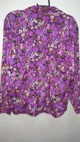 Blusa Floral Roxa