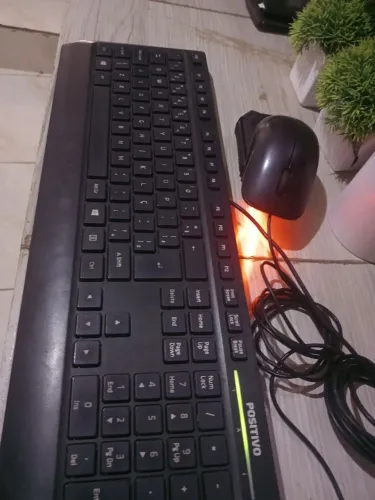 Kit Teclado e Mouse Positivo