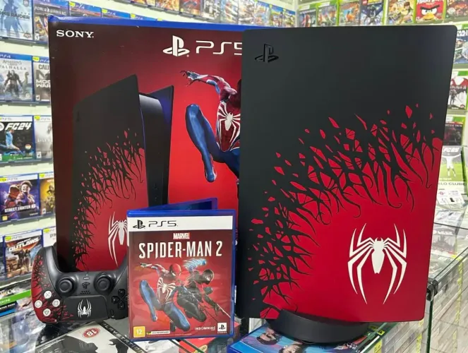 PlayStation 5 Edição Especial Spider-Man 2 semi-novo, com apenas 5 meses de uso