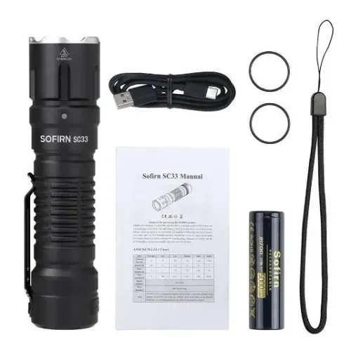 Lanterna Sofirn Sc33 Potente Led De 5200 Lúmens