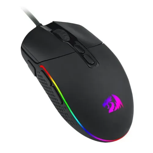 Mouse Gamer Redragon Invader, RGB, 10000 DPI, 7 Botões Programáveis, Sensor - WZetta