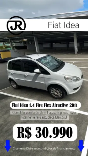 Fiat Idea 1.4 Atractive flex 2011 top de linha