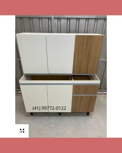 Conjunto de Cozinha ( Balcão e Aéreo) 1.20 - Entrego 