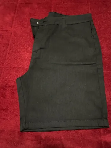 Shorts Preto Jeans