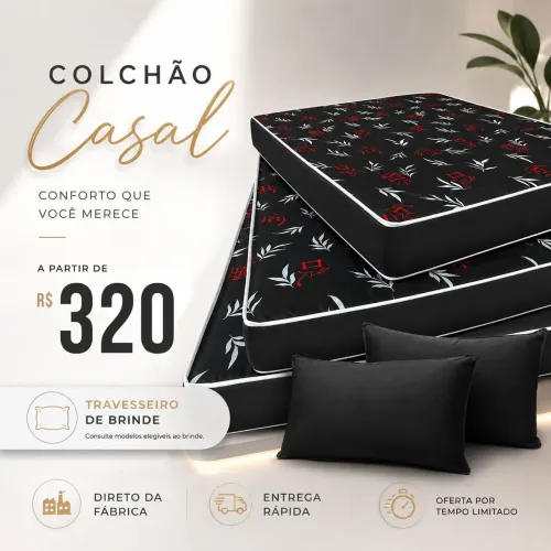 Colchão Casal | OFERTA DA SEMANA |