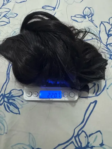 200gramas de cabelo natural