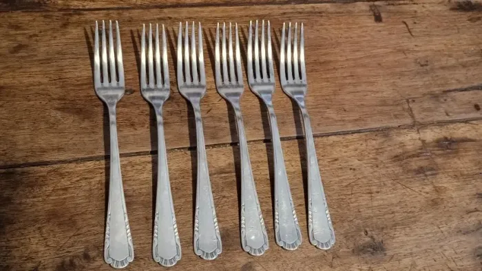 Gafos banhados em prata (6 uni) - R$5 cada