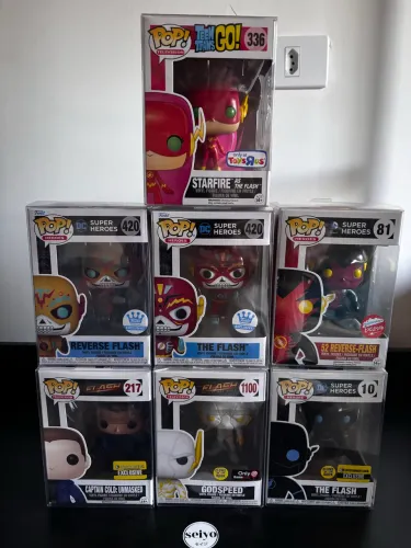 Funko Pop 150 Cada The Flash Stelar Godspeed Reverse Flash
