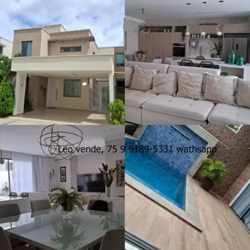 Leo vende, bairro Sim, 3 suítes, closet, piscina e goumert 