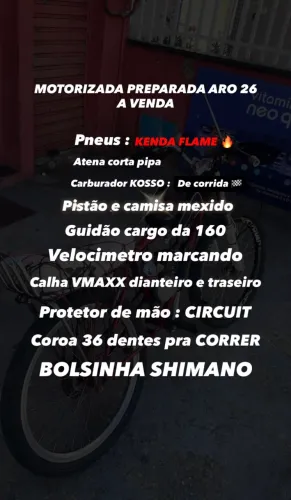 MOTORIZADA ARO 26