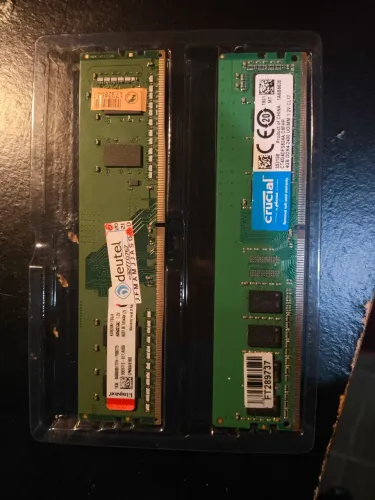 Memória Ram Kingston 2x4gb DDR4-2400mhz
