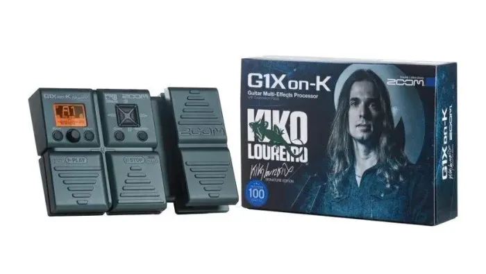 Pedaleira Zoom G1X on Kiko Loureiro