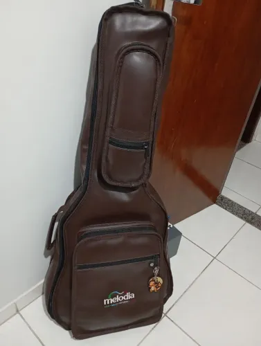 Capa/BAG para Violão em Corino Marrom