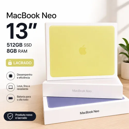 MacBook neo | 512 SSD 8gb de ram | 1 ano de garantia!