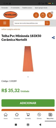 Telha microfibra 