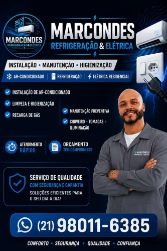 Conserto de geladeira, ar-condicionado e maquina de lavar